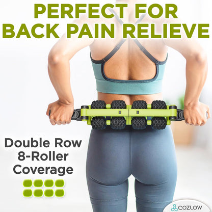 COZLOW Dual Sided Muscle Roller - Cellulite Massager for Arms and Legs - Flexible Massage Tool - Effective Sculpting Massage for Thighs, Butt