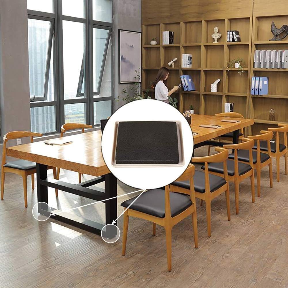 Ezprotekt Large Furniture Sliders for Carpet and Hardwood Floors, 8 Pack 9-1/2" x 5-3/4" Reusable Oval Heavy Duty Furniture Moving Pads, 4 Pcs Hard Floor Felt Sliders+4 Pcs Carpet Sliders (Beige)