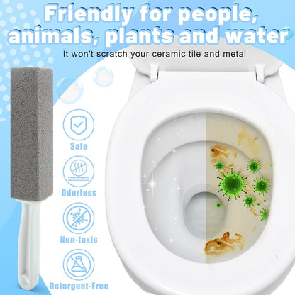 30pcs Pumice Stone for Toilet, Toilet Pumice Stone with Handle, Toilet Stone Cleaning Block for Bath Grout Pool Kitchen Tubs Showers