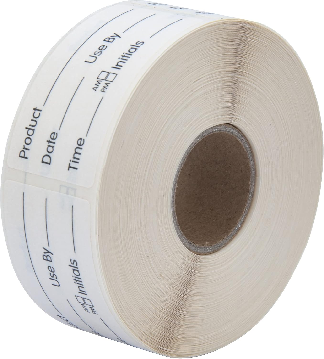L LIKED 500 Stickers Use by 1 x 2 Inch Blue Dissolvable Food Storage Labels for Containers