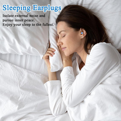 24 Pairs Black Ear Plugs Bulk NRR 29dB Reusable Silicone Ear Plugs with Plastic Cases Soft Foam Plug for Sleeping Noise Cancelling Concerts Shooting Swimming Noise Reduction