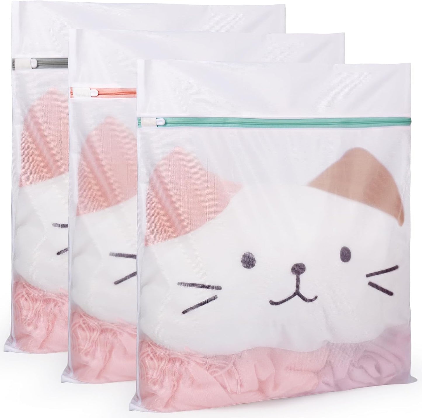 Tenn Well 3Pcs Mesh Laundry Bags For Shoes Sneakers Fits Size 12 | Mesh bags for trainers, tennis shoes, slippers, washing machine safe