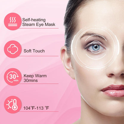 XPCARE 48 Pack Steam Eye Mask Disposable for Dry Eyes Cornea Care-Unscented
