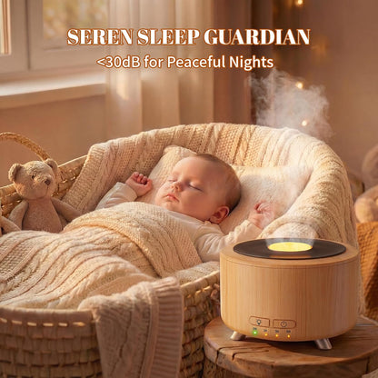 500ML Retro Vinyl Essential Oil Diffuser for Home
