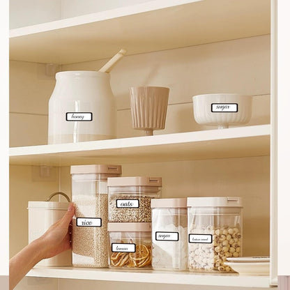 Removable Freezer Labels Stickers, 1 x 3 Inch Blank Removable Freezer Labels Food Storage Stickers, Date Label Waterproof Oil Resistant Easy Clean No Residue- 250 Sheets