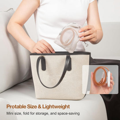 ROOKIELEDS Full-Page Reading Light, 70-Hour Rechargeable Clip-on Book Light