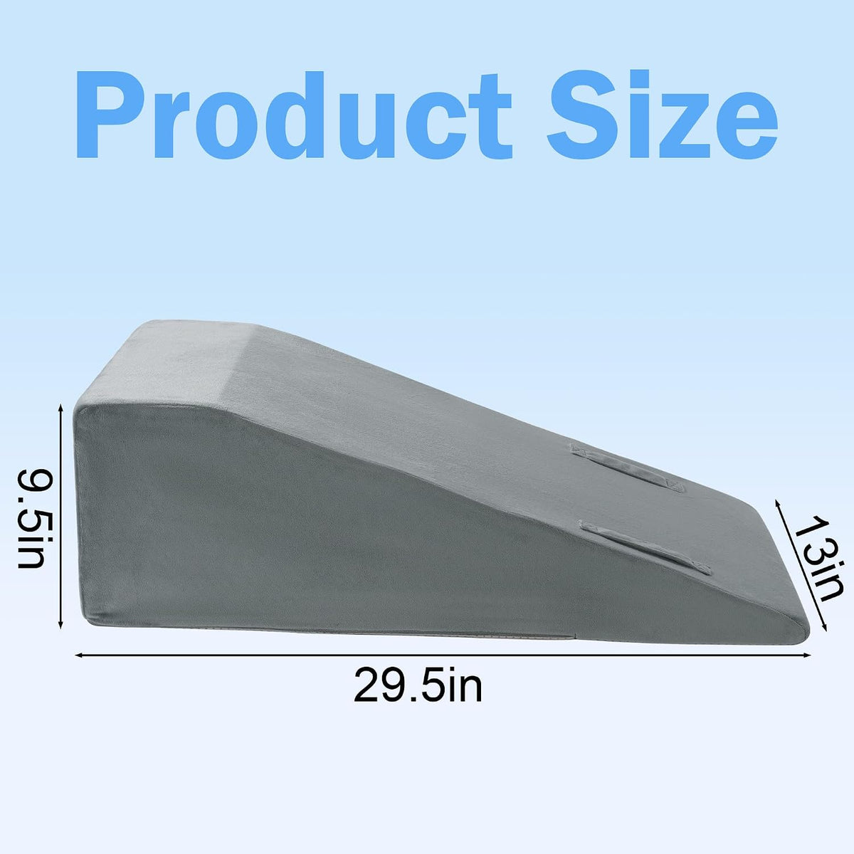 ROYALAY Leg Elevation Pillows for After Surgery, Knee Surgery Recovery Equipment with Handle, Leg Lifter Blood Circulation, Knee Replacement Recovery Aids for Hip Foot Ankle, Single