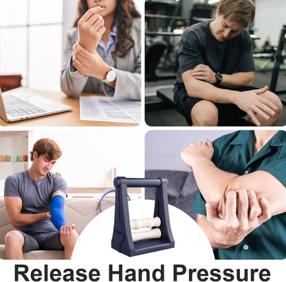 PebblePulse Forearm Massager, Adjustable Pressure Self-Massage Roller | Ergonomic Forearm Massager, Adjustable Pressure Promotes Muscle Recovery, Suitable for Physical Therapy & Hand Care