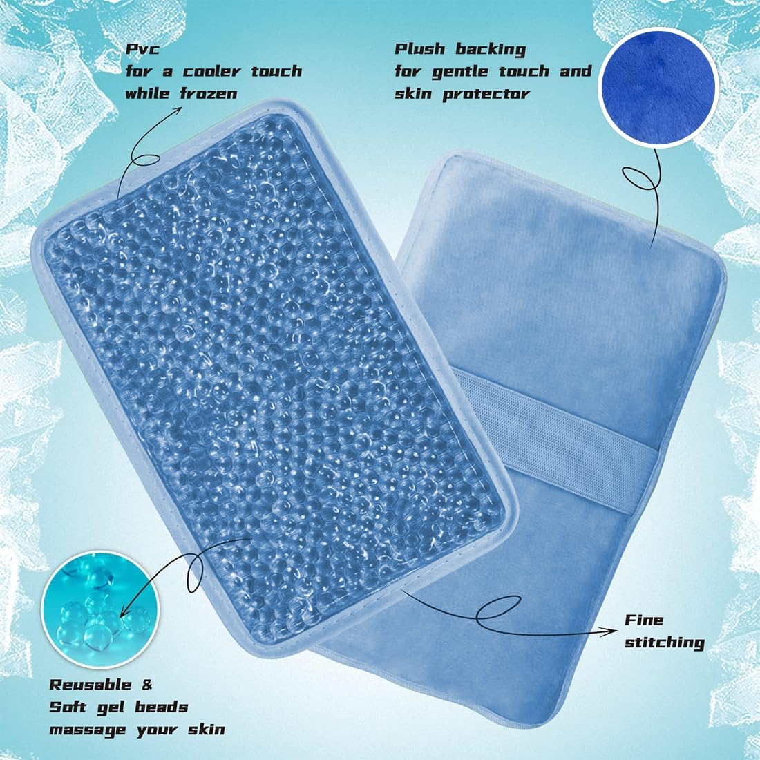Ice Pack – Reusable Hot & Cold Compress for Pain Relief.