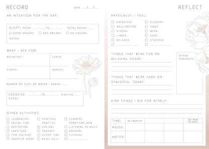 Self-Care: A Day and Night Reflection Journal (Inner World)