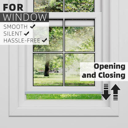 196" White Wedge Weather Stripping Door Seal, Foam Door Gap Seal | Noise & Draft Blocking, Windows & Doors Winter Insulation, Door Frame Soundproofing, Self Adhesive Weatherstrip Tape