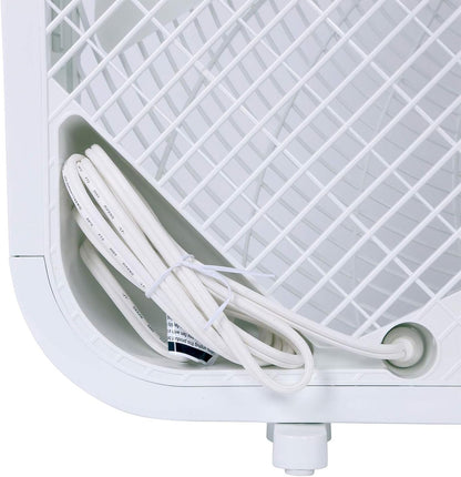 Hurricane Classic Floor Box Fan with 3 Speed Settings, Black - 20in