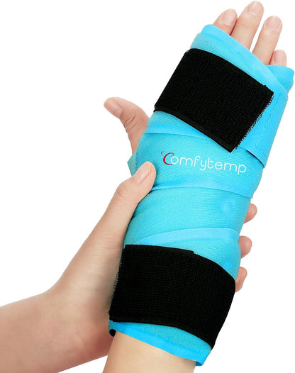 Comfytemp Wrist Ice Pack Wrap Carpal Tunnel Relief Wrist Brace, 2 Packs
