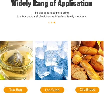 Tea Bag Squeezer,Stainless Steel Tea Bags Clips,for Loosing Leaf,Gripping Ice Cube,Sugar,Steeper Tongs,Strainer Holder Grip,Tea Strainers and Filters,Teas Bag Strainer Tongs