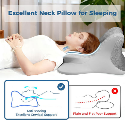 Reading Pillow for Bed, Leaning, Lying and Prone, Ergonomic Memory Foam Bed Wedge Pillow for Headboard, Floor Cushions, Chin & Back Support Pillows on Bedrest Couch Floor- Grey