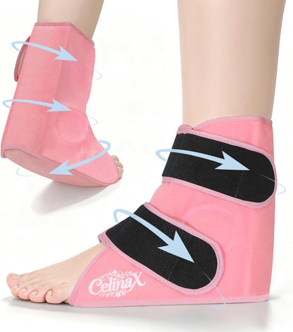 Ankle Ice Pack Wrap, Heel Ice Pack Wrap for Plantar Fasciitis Relief