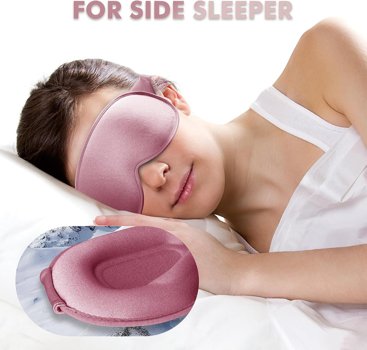 3D Weighted Eye Mask for Lash Extensions, Eye Covers for Sleep