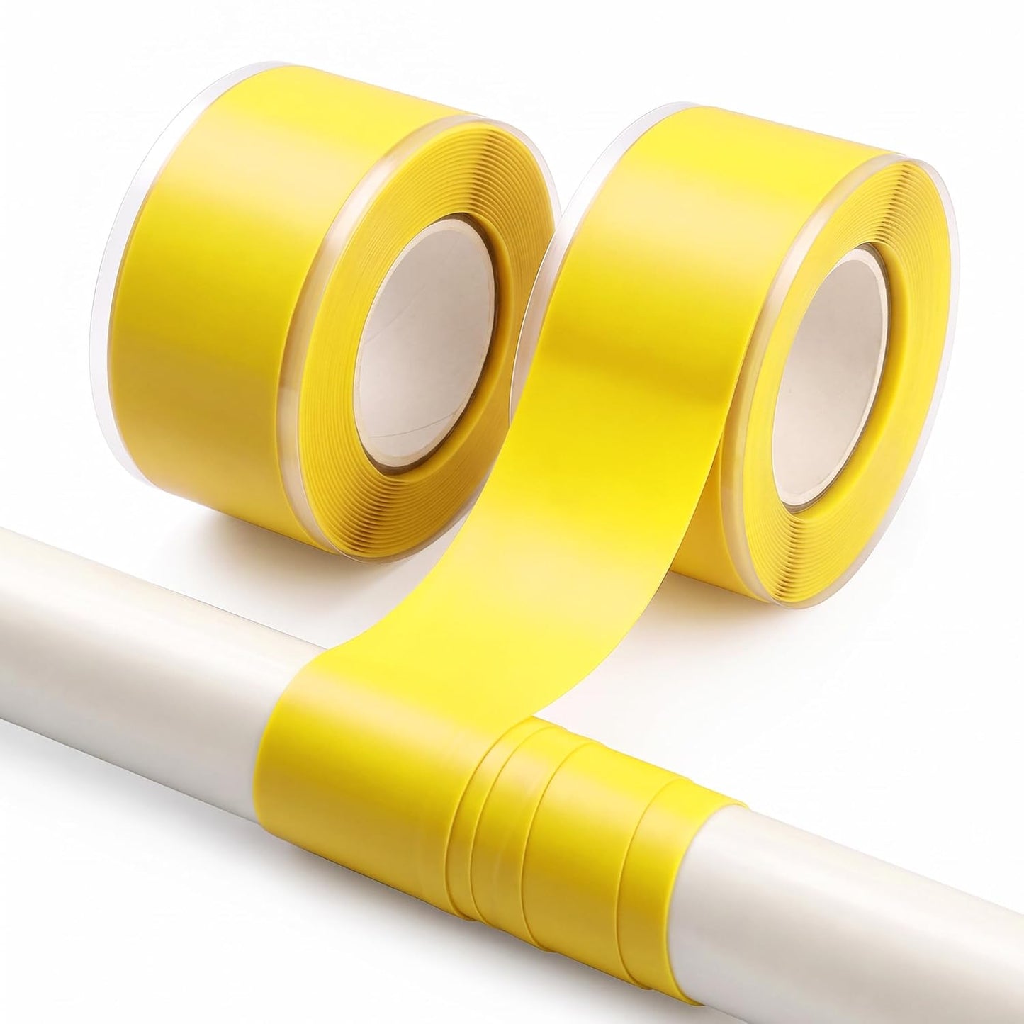 Self Fusing Silicone Tape 2 Rolls Flex Seal Tape 1 Inch x 10 Feet | Waterproof Hose Repair Tape, Silicone Rubber for Plumbing, Pipe Leak Seal, Rescue Tape, Outdoor Coax And Tool Fixation