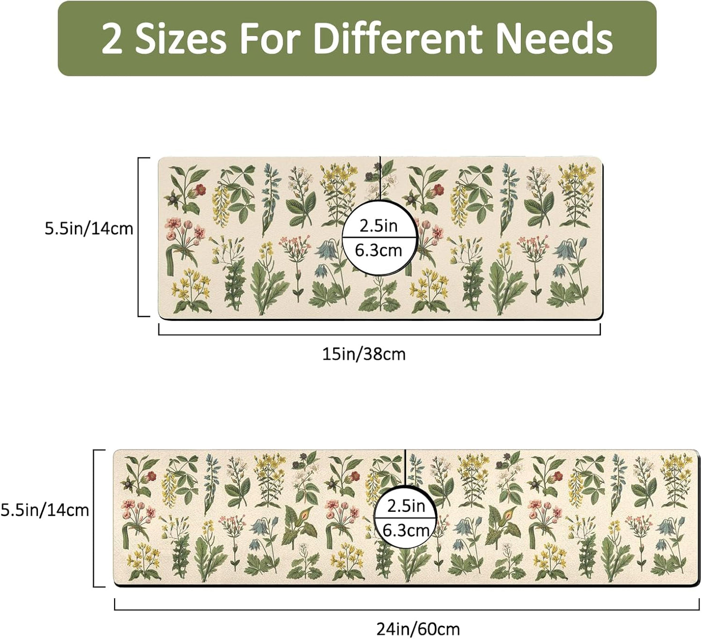 Kitchen Sink Splash Guard Faucet Mat 24" X 5.5" Tropical Leavesl Absorbent Fast Drying Mat Faucet Draining Mat Sink Splash Guard Behind Faucet Drip Catcher for Kitchen Bathroom