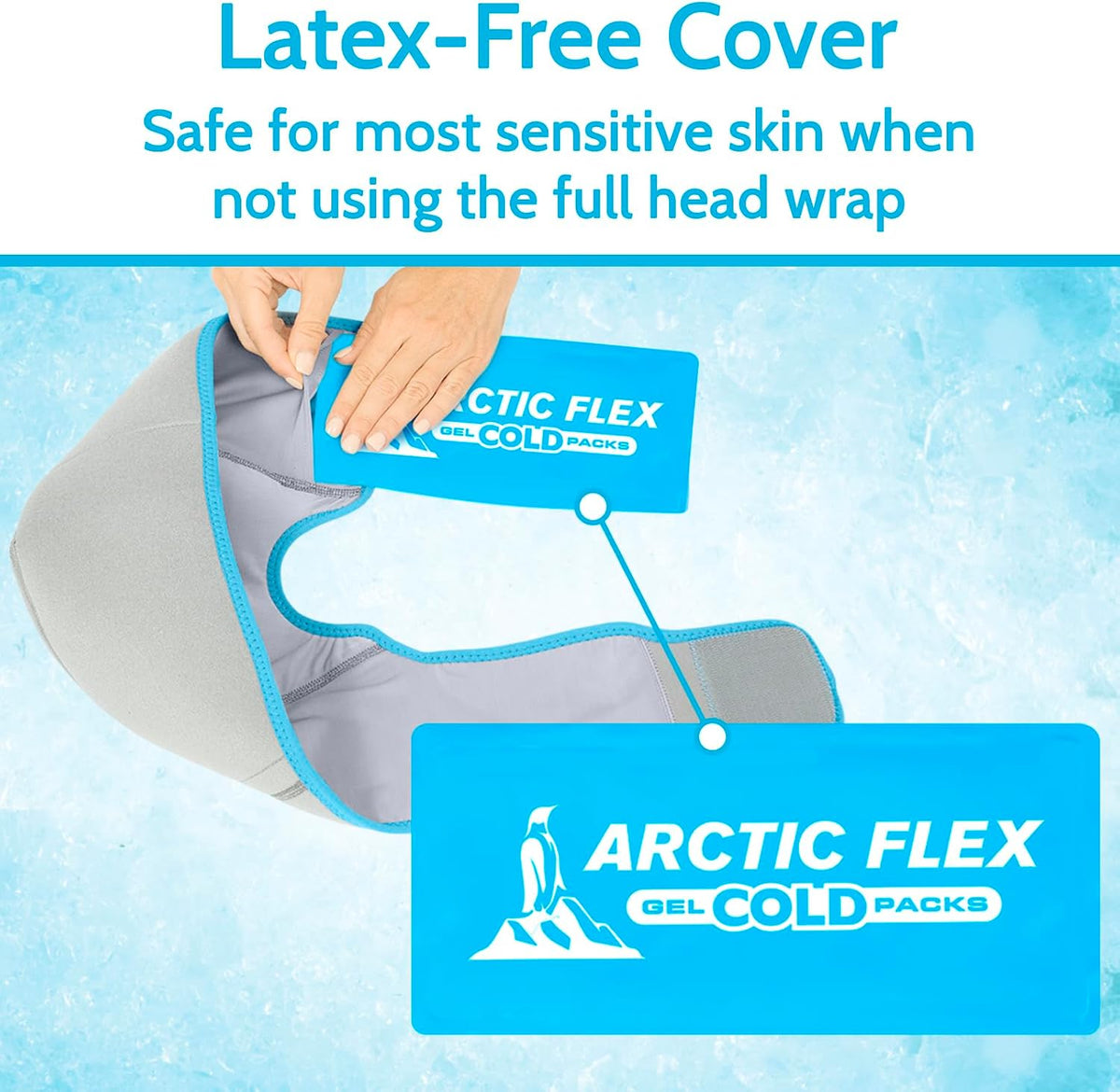 Arctic Flex Gel Replacement Packs - Ice Packs Reusable for Elbow Ice Brace