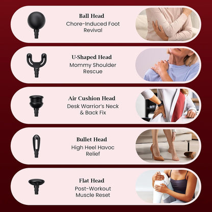 BOB AND BRAD Q2 Mini Massage Gun, Pocket-Sized Deep Tissue Massager Gun, Portable Percussion Muscle Massager Gun, Ultra Small & Quiet Muscle Massage Gun for Muscle Recovery with Carry Case