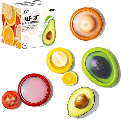 Avocado Saver - Anti-Oxidation Silicone Avocado Storage Box, Fresh Stretch Pod, Reusable Avocado Container | Avocado Holder, Avocado Keeper for Fridge, Fridge Pod, Avocado Halves Storage