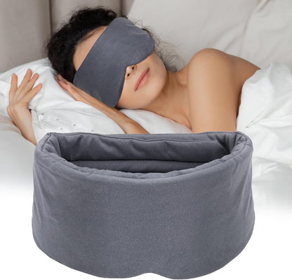 Full Coverage Sleep Mask for Sleeping, 100% Light Blocking Eye Mask