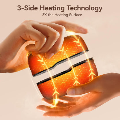 DIGIX Hand Warmers Rechargeable 2 Pack, 6000mAh Electric Hand Warmers with 5 Temps & LED Display, Magnetic Portable HandWarmers for Camping Hunting with AI Smart Chips, Gifts for Men Women