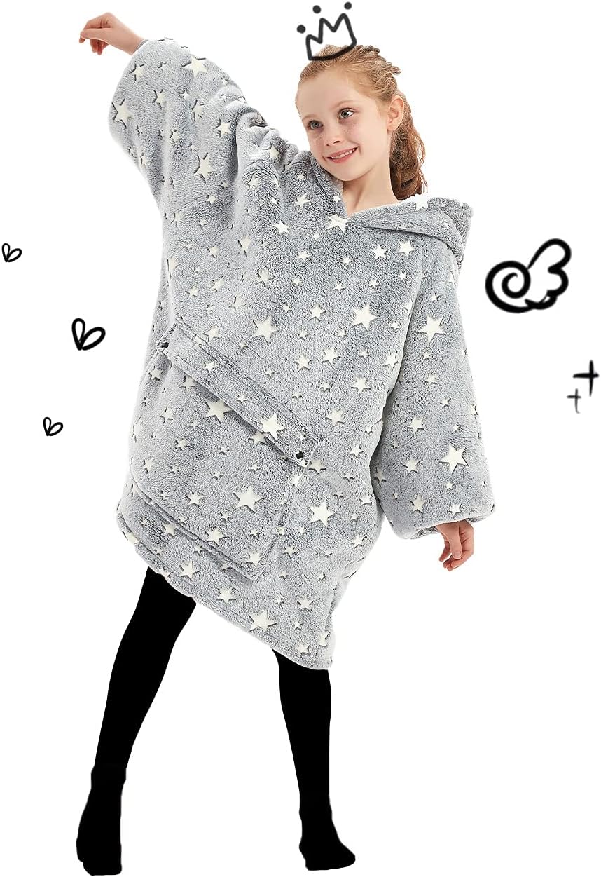 Wearable Blanket Hoodie for Adults With Pocket Strawberry Hoodie | Sherpa, Fuzzy Blanket Hoodie, Oversized Sweatshirt Blanket, Kangaroo Pouch, Cute Birthday Gifts for Sister, Cute Stuff