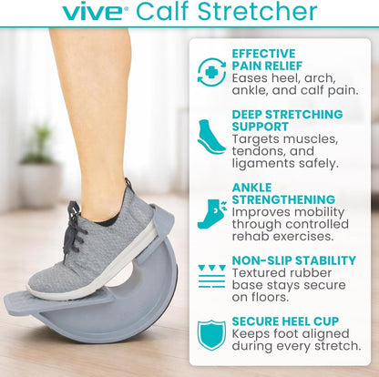 Vive Foot Rocker - Calf Stretcher for Achilles Tendinitis, Heel, Feet, Shin
