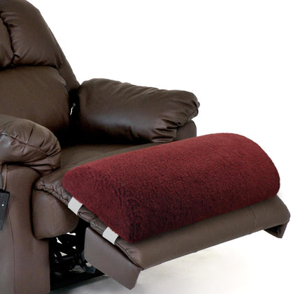Wesiti Recliner Foot Pillow Cushion High Resilience Sherpa Memory Foam Bolster Sleeping Rest Multipurpose Half Roll Leg Pillow Suitable for Bed Chair Sofa Headrest Back Lumbar Leg Support(Dark Gray)
