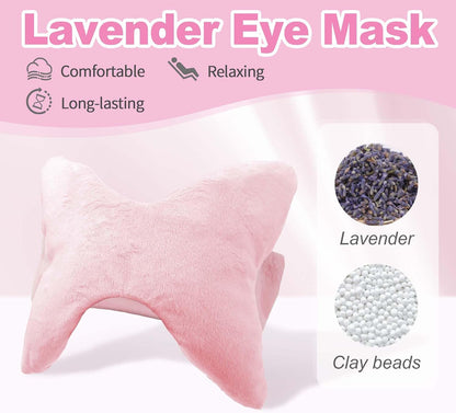 SPRING SEAON Microwavable Sinus Mask,Warm Cold Compress Eye Mask