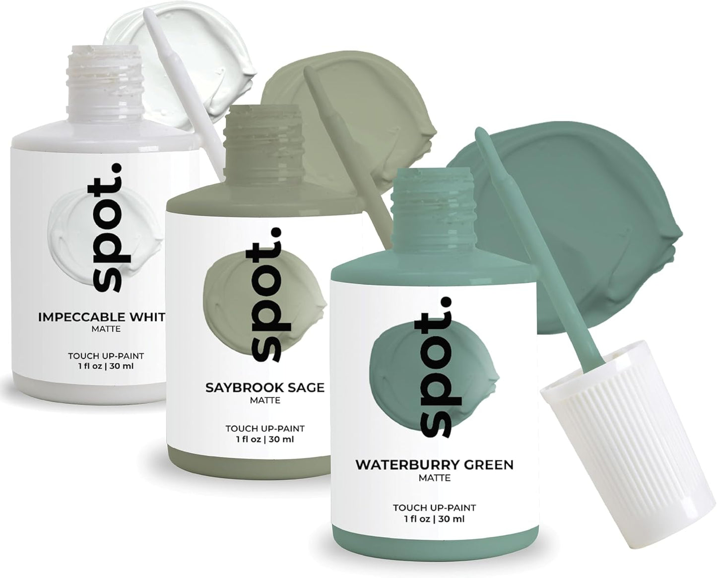 spot. Touch-Up Paint | Matte Finish for Cabinets, Walls, Doors & Furniture | Multi-Tone Beige Repair Kit | Quick-Dry, Self-Priming, Low-Odor, Eco-Friendly | No-Sanding or Primer Needed | 3 Pack