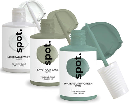 spot. Touch-Up Paint | Matte Finish for Cabinets, Walls, Doors & Furniture | Multi-Tone Beige Repair Kit | Quick-Dry, Self-Priming, Low-Odor, Eco-Friendly | No-Sanding or Primer Needed | 3 Pack