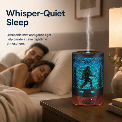 Tree Essential Oils Diffuser for Home 150ML Aromatherapy Diffuser | Birthday Gifts for Women mom,Metal Cool Mist Humidifier with 7 Colors Lights Waterless Auto Off Air Diffusers