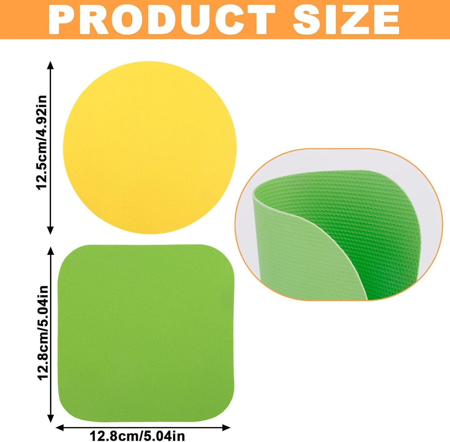 LUTER 4pcs Jar Opener Gripper Pad for Seniors with Weak Hands, Rubber | Multi-function Silicone Bottle Opener Lid Cap Rubber Gripper Pads Kitchen Coasters Gadgets, Light Blue, Green