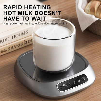 Mug Warmer, 10W Coffee Cup Warmer for Desk with Digital Display, 1-8H Timer Auto Shut Off, Smart Electric Coffee Heating Plate, Ideal Gifts for Women Men