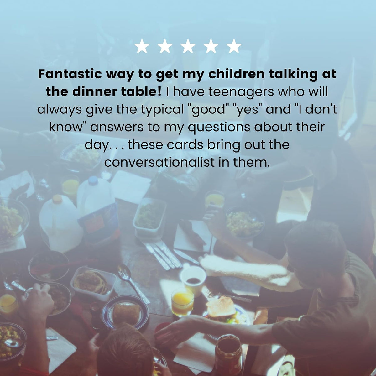 Family Connection Cards - 50 Conversation Starters for Families
