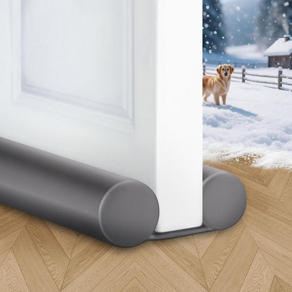 MAXTID Large Door Draft Stopper 30 Inch for Small Bedroom, Fits 1.7" Gaps | Small Size Bedroom Door, Fits 0.5 to 1.7" Gaps, White Under Door Draft Blocker, Seal Gap, Draft Guard for Bottom of Doors