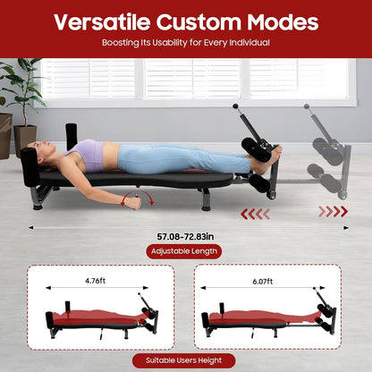 Back Stretch Decompression Bench Inversion Table for Home Workout | 330 lbs Capacity, Back Decompression, Home Gym Use