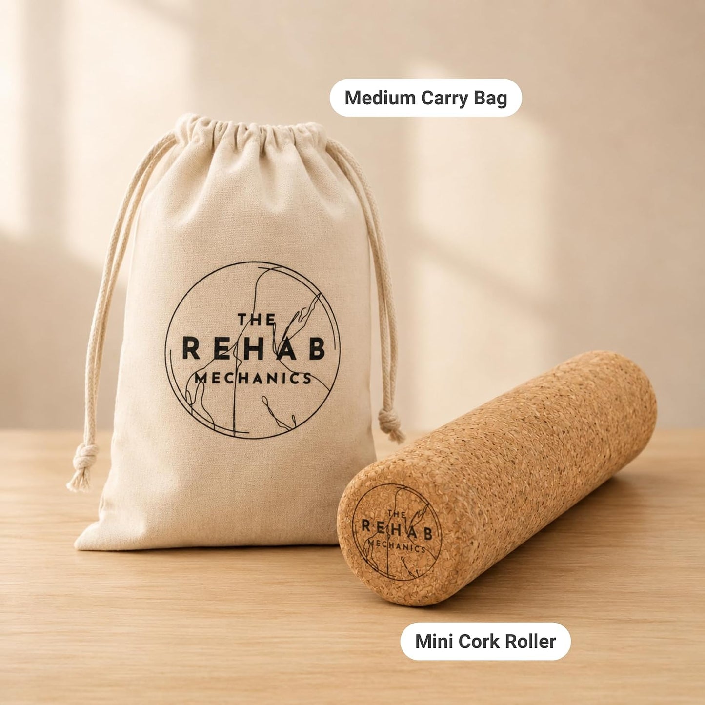 Mini Cork Roller | – Cork Foot Roller for Plantar Fasciitis, Arch Release & Foot Recovery · Includes Access to Our Online Courses