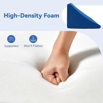 Vekkia Lumbar Support Pillow for Recliner, Ergonomic Back Support for Couch | Backrest Pillow, Improve Posture, Relieve Back Pain for Long Sitting & Elderly, for Armchair & Sofa, Removable Cover,Brown