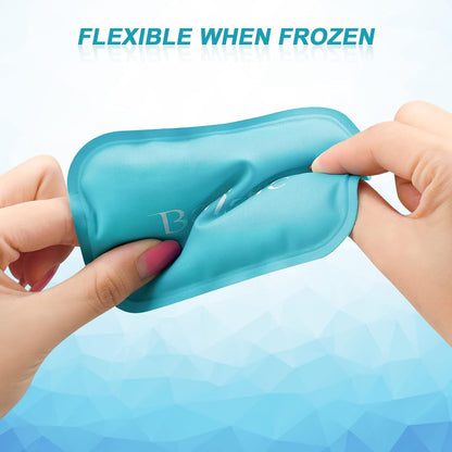 Reusable Small Ice Packs - Hot & Cold Mini Gel Cold Packs for Injuries, Sinus Relief, Tired Eyes, Headaches, First Aid, Pain Relief, Wisdom Teeth, Face - 6 Packs | Sinus Relief, Tired Eyes, Headaches, First Aid, Pain Relief, Wisdom Teeth, Face - 6 Packs