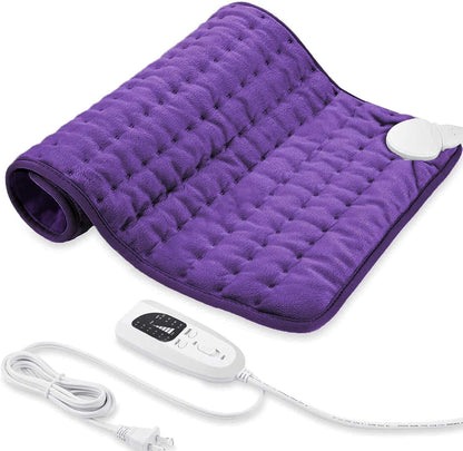 Electric Heating pad for Back Neck Shoulder Knee Arms Legs- Electric Heat Pads with 6 Heat Settings & Auto Shut Off Heat Heating Pad for Birthday Mother Father Girl Men Women