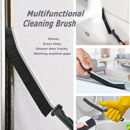 Crevice Cleaning Brush Set, Hard Bristle Gap Scrubber Tools for Bathroom Grout, Window Tracks & Shower Doors, Deep Cleaning Home Essentials & Practical Housewarming Gifts 12-Pack
