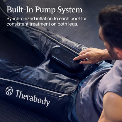 Therabody JetBoots Prime Wireless Compression Boots | Long 35"+ Inseam | 4 Pressure Levels Boost Circulation, Reduce Soreness & Speed Recovery | Long 37"+ Leg Length | Measure Before Ordering