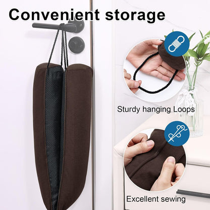 36 Inch Door Draft Stopper, Blocks Hot Cold Air with Washable Cover | Blocks Hot & Cold Air, Removable Washable Cover, Fits Door Gaps Up to 3 Inch, Noise & Wind Seal, Draft Blocker (1 Pack)