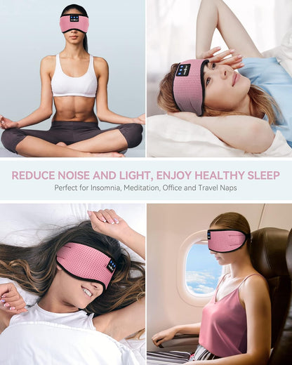 MUSICOZY Sleep Headphones Bluetooth 5.4 Sleep Mask with HD Sound