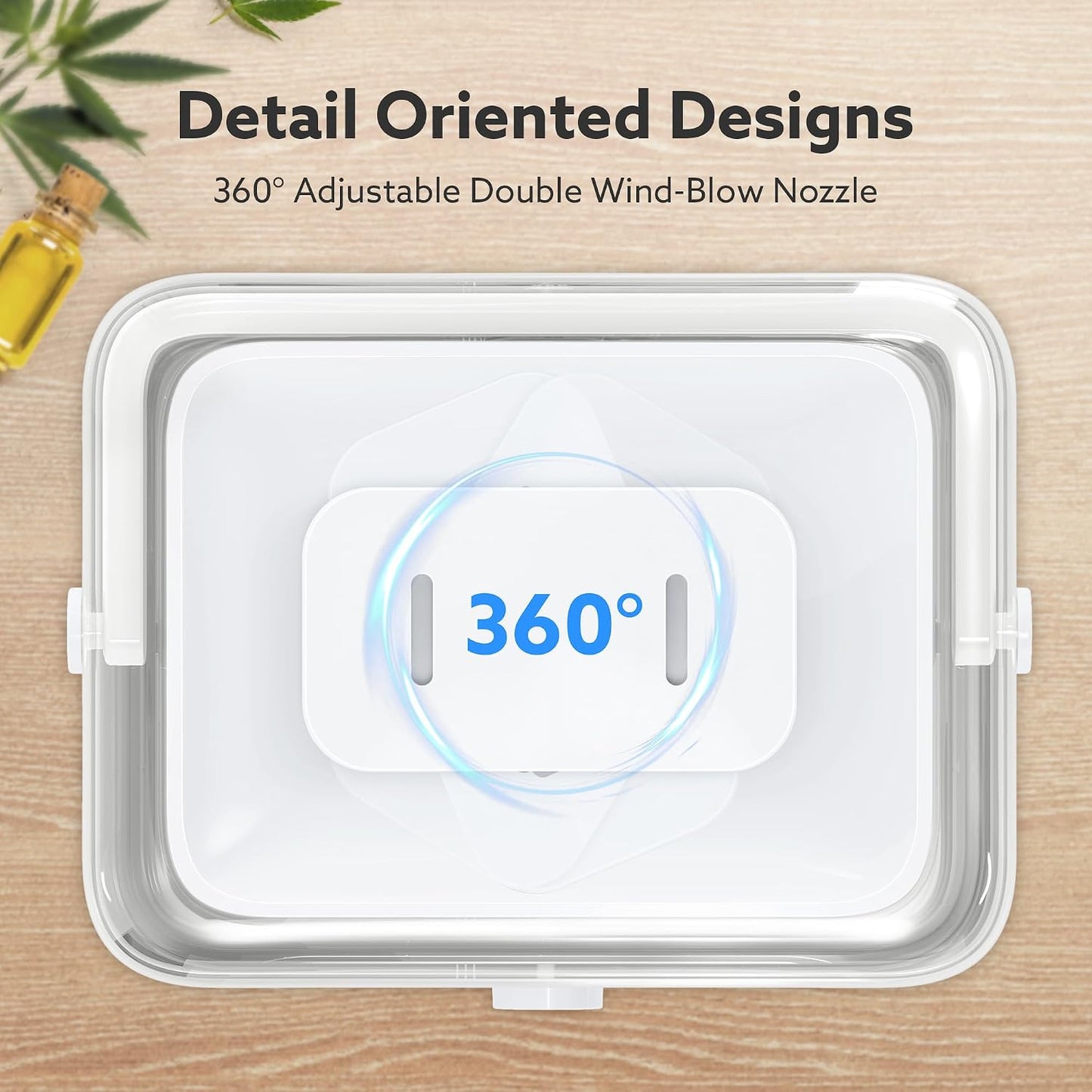 CHIVALZ 6L Humidifiers for Bedroom, Cool Mist, 26dB, 50H Runtime, White | Top Fill Humidifiers for Home, Baby Nursery, Large room, Plants, Nightlight, Oil Diffuser, Quiet, Easy to Refill and Clean