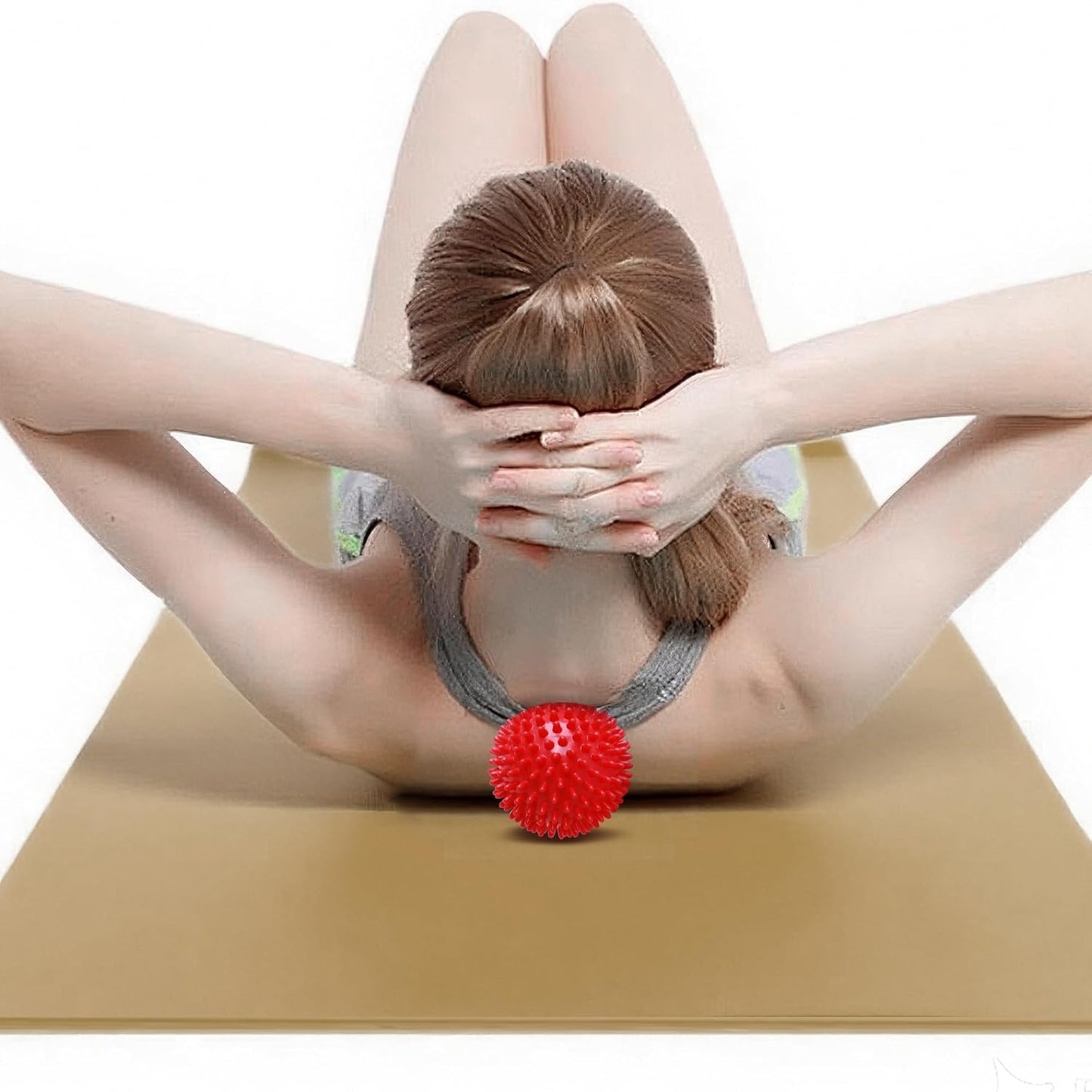 2PCS Firm Massage Lacrosse Balls for Myofascial Release, Muscle Knots, Trigger Point Therapy, Yoga Deep Tissue Massage, Foot Plantar Fasciitis, Muscle Soreness Massager Ball